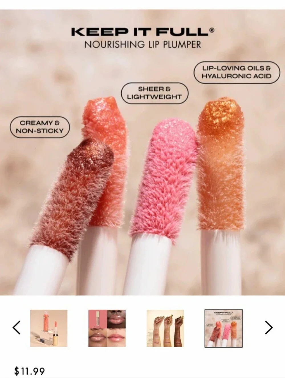 🎉2•$13/3•$18🎉 MILANI Keep It Full Nourishing Lip Plumper In 13 Rosewood